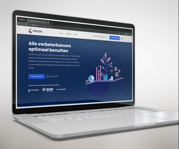 een laptop met een blauw scherm